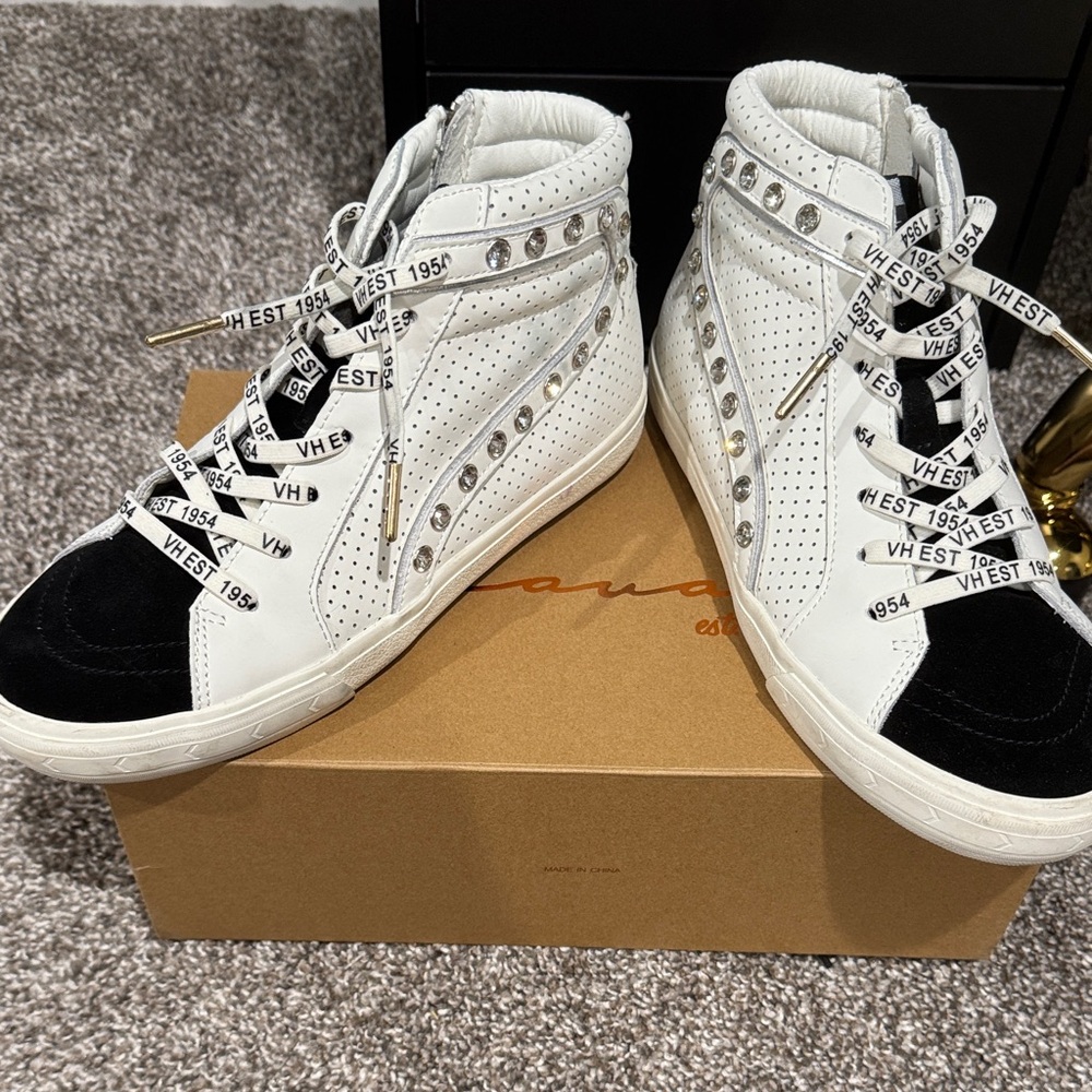 Vintage Havana High-Top Sneakers
